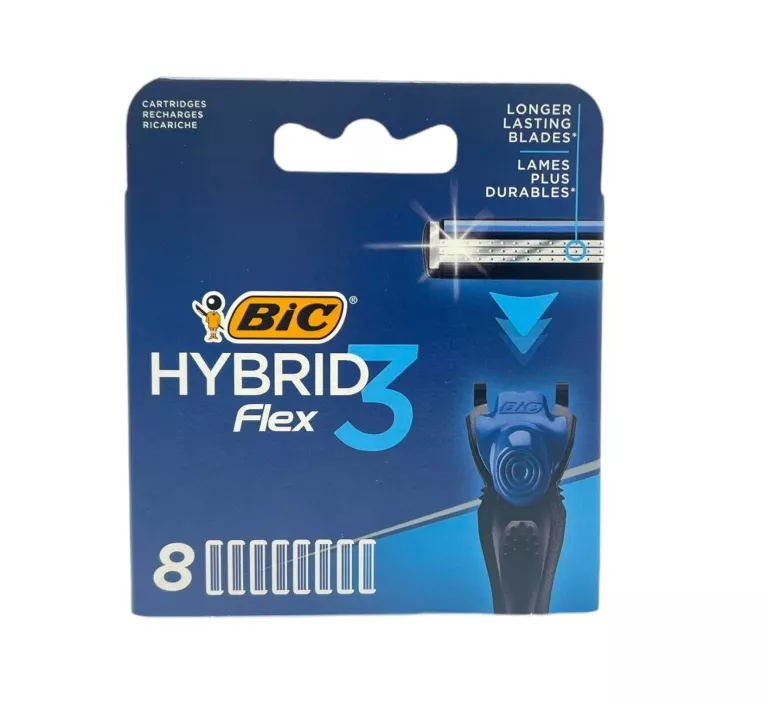 BIC HYBRID FLEX 3 WKŁADY 3-OSTRZOWE 8SZT