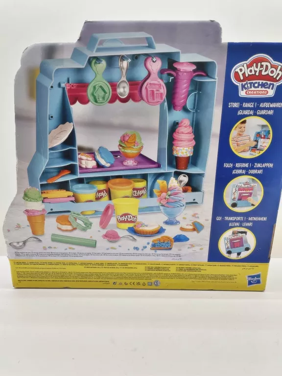 PLAYDOH F1390 CIASTOLINA ZESTAW CIĘŻARÓWKA Z LODAMI HASBRO LODZIARNIA