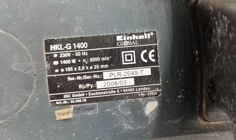 PIŁA TARCZOWA EINHELL HKL-G 1400