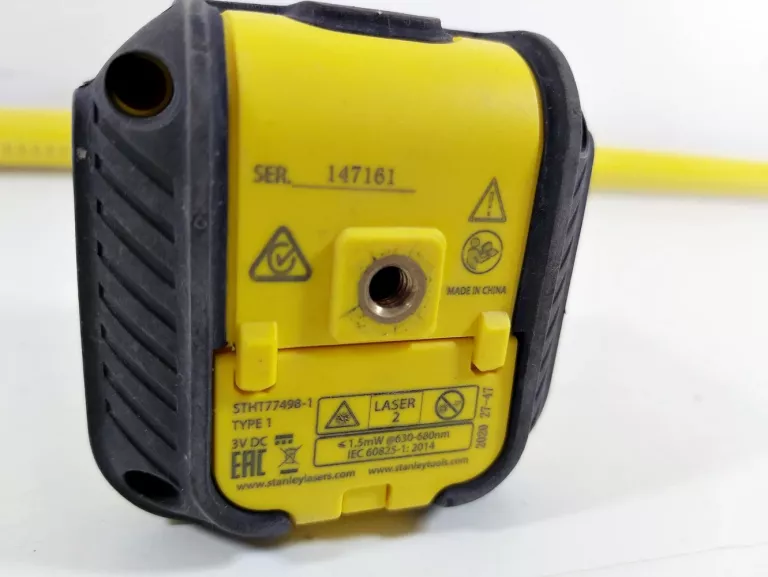 LASER KRZYŻOWY STANLEY CUBIX 12M Z TYCZKĄ + AKCESORIA !