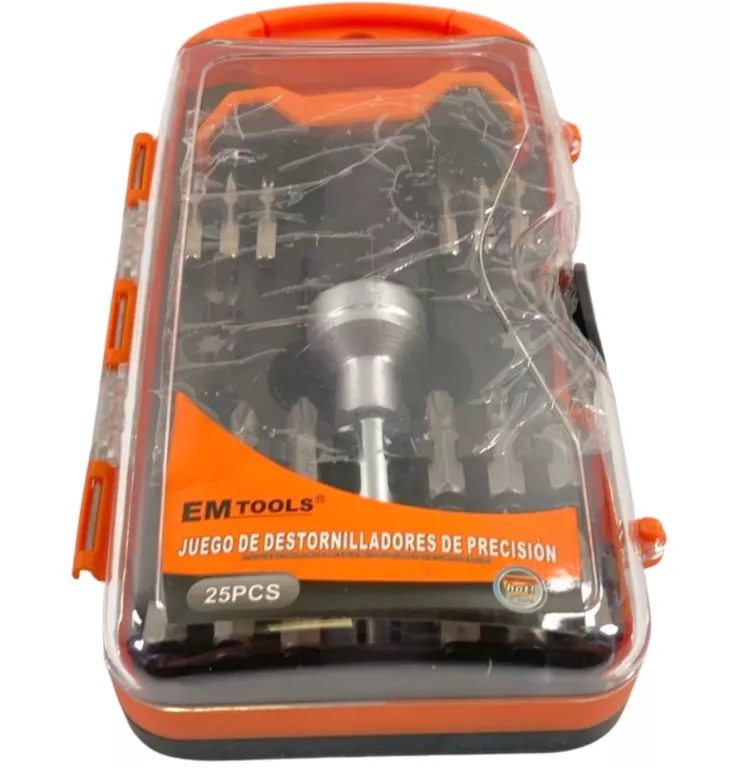 ZESTAW NARZĘDZI W ETUI EM TOOLS - 25 ELEMENTÓW