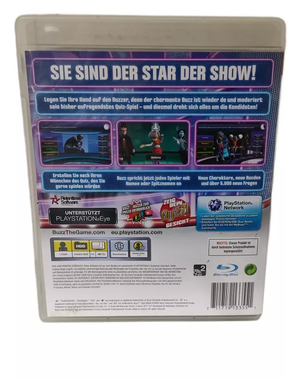 GRA PS3 BUZZ QUIZ WORLD