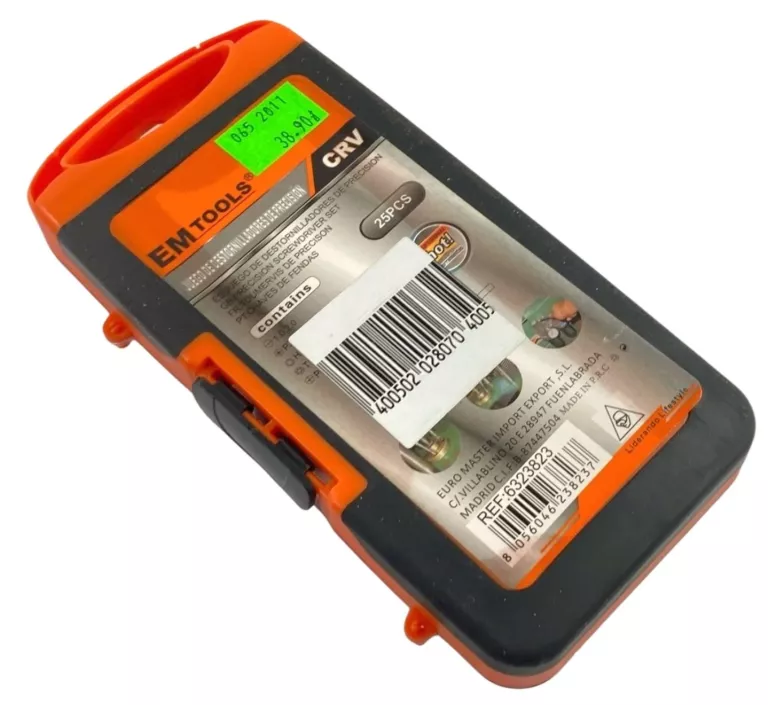 ZESTAW NARZĘDZI W ETUI EM TOOLS - 25 ELEMENTÓW