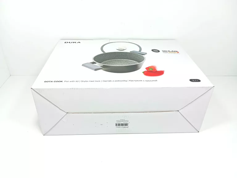 DUKA GOTA GARNEK ALUMINIOWY Z POKRYWKĄ 24CM 3,1L