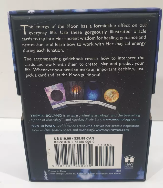 MOONOLOGY ORACLE CARDS YASMIN BOLAND