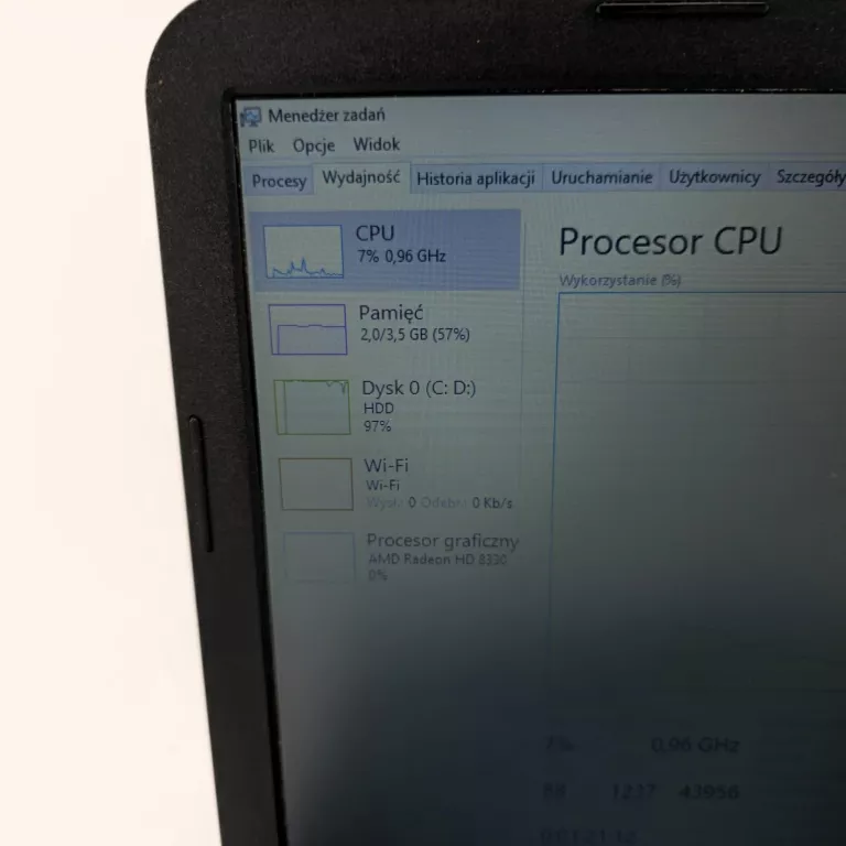 LAPTOP HP 255 G3 15,6 " AMD A4 4 GB / 500 GB HDD