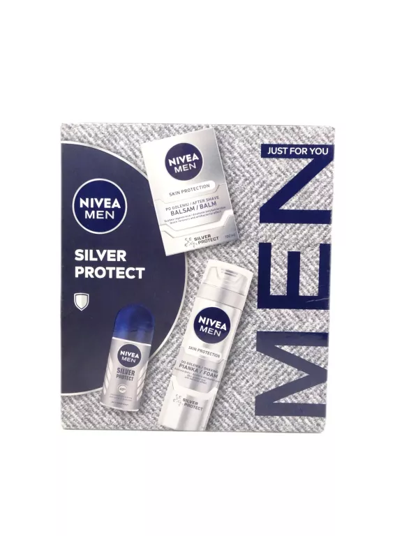 ZESTAW MĘSKICH KOSMETYKÓW NIVEA SILVER PROTECT