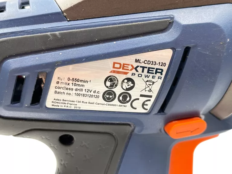 WKRĘTARKA DEXTER POWER IV ML-CD33-120 12 V 2X AKU 1.3 AH