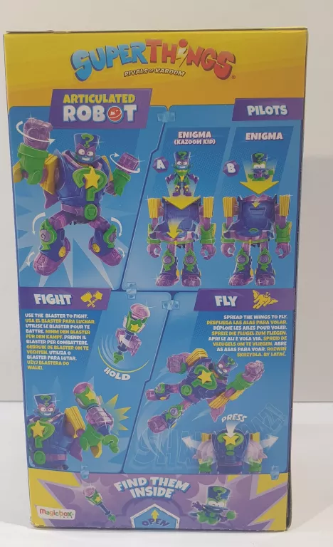 SUPER ZINGS THINGS SUPERBOT ENIGMA KAZOOM KID