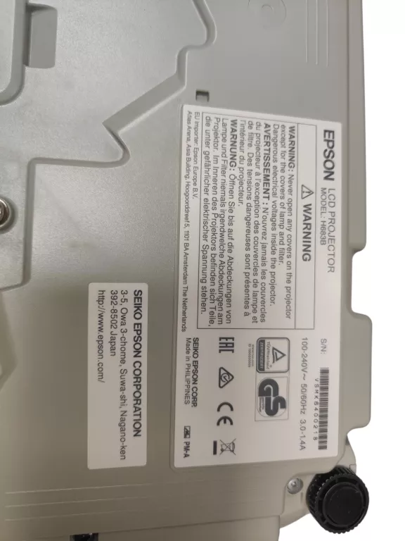 PROJEKTOR EPSON EB-955WH 3LCD WXGA