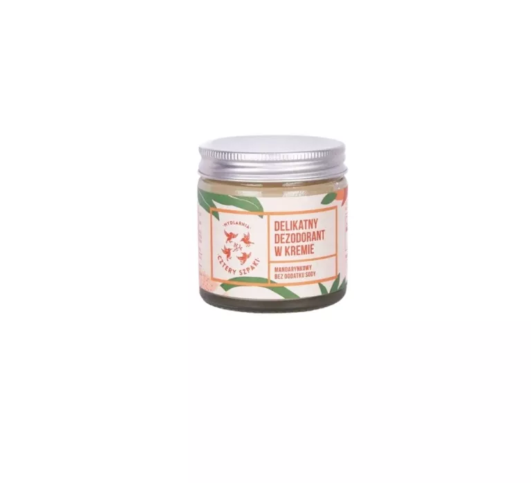 CZTERY SZPAKI DELIKATNY DEZODORANT W KREMIE NATURALNE MANDARYNKA 60ML 5903