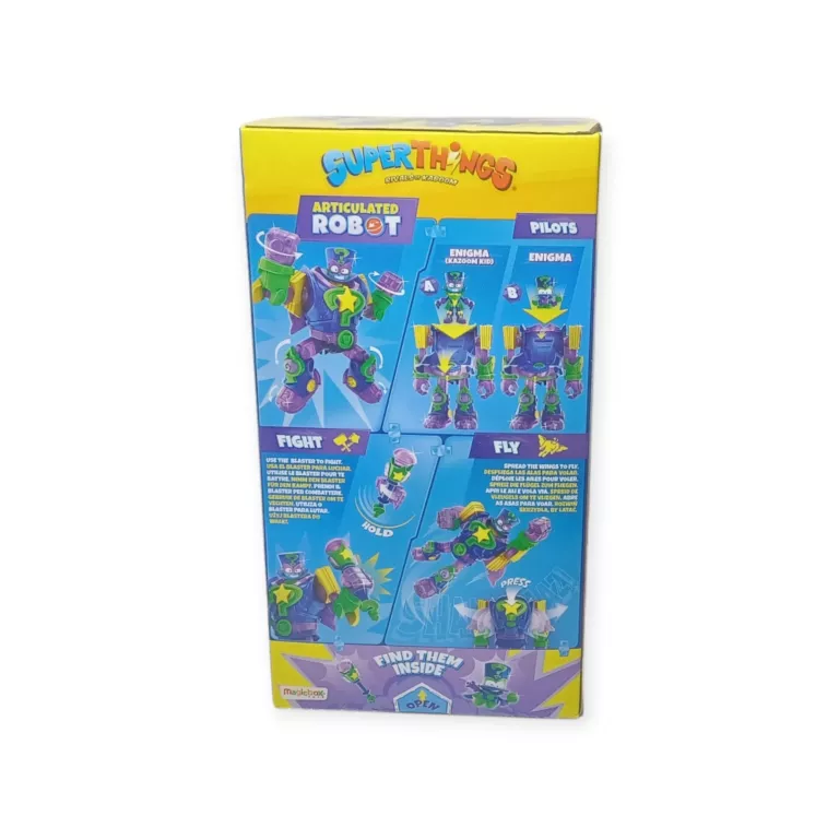 SUPER THINGS SUPERBOT ENIGMA ROBOT SUPERTHINGS ZINGS FIGURKA KAZOOM KID