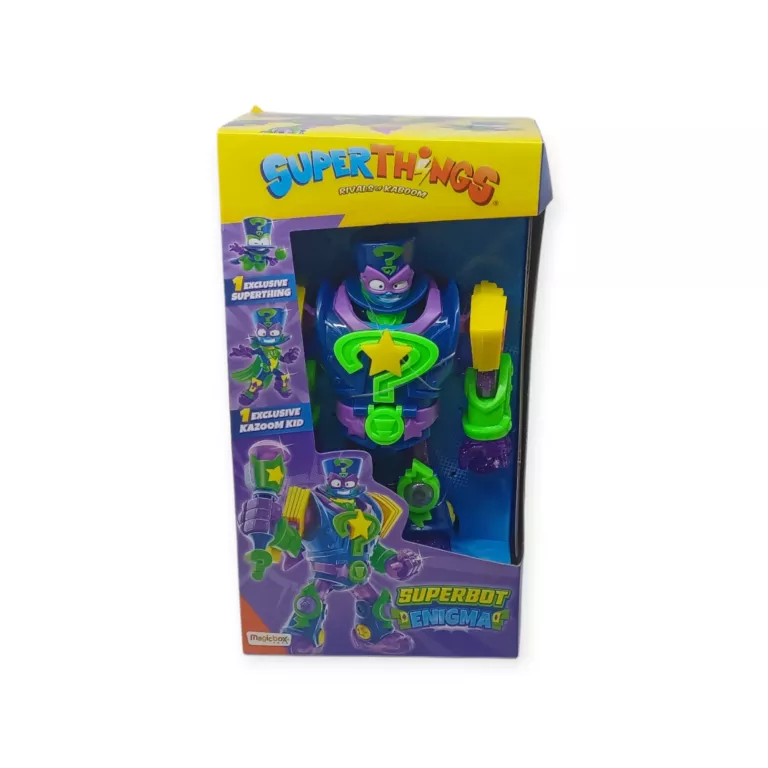 SUPER THINGS SUPERBOT ENIGMA ROBOT SUPERTHINGS ZINGS FIGURKA KAZOOM KID