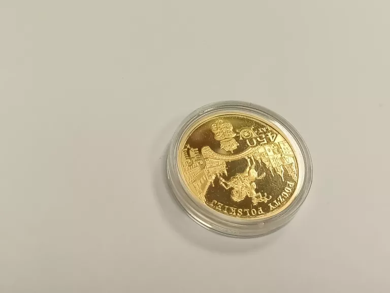 ZŁOTA MONETA 450 LAT POCZTY POLSKIEJ 200ZŁ 2008R 15,50G