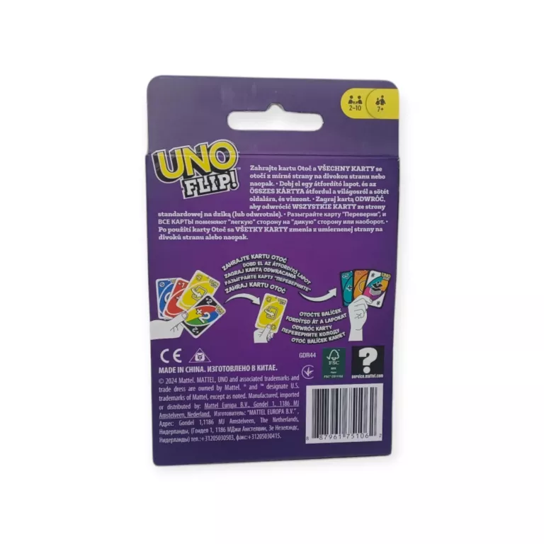 MATTEL GAMES UNO FLIP! GRA KARCIANA UNO