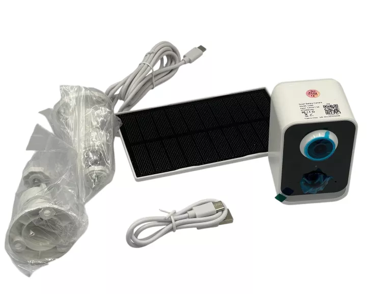 KAMERA BEZPIECZEŃSTWA PEEIPM CG6K SOLARNA BATERIA FULL HD BIAŁA