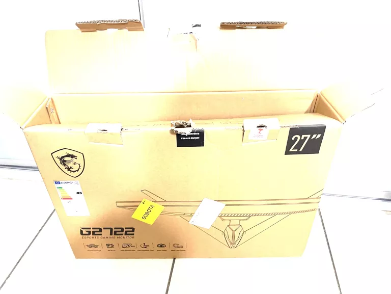 MONITOR MSI G2722 27 CALI E SPORTS GAMING