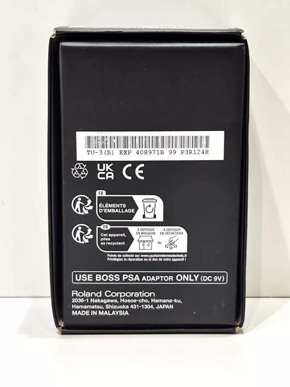 BOSS TU-3 CHROMATIC STROIK GITAROWY TUNER PODŁOGOWY