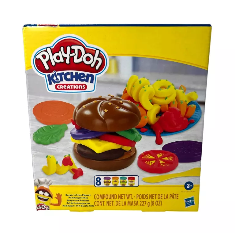 PLAY-DOH CIASTOLINA BURGER Z FRYTKAMI E5472 HASBRO