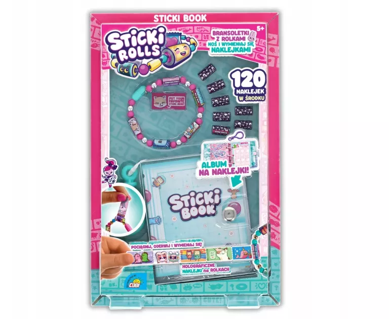 ZESTAW KREATYWNY COBI STICKY ROLLS + ALBUM SCT-SR200