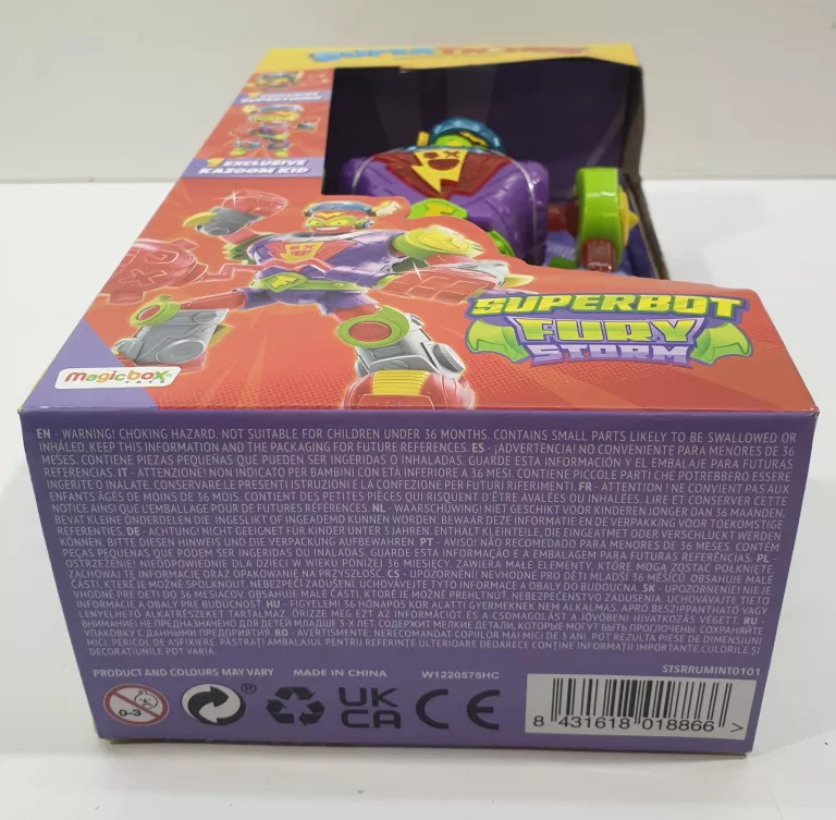 SUPERTHINGS SUPERBOT RED FURY STORM SUPER ZINGS
