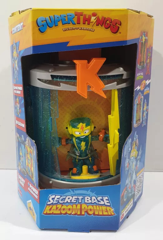 SUPERTHINGS SUPER THINGS ZINGS SEKRETNA BAZA BOHATERÓW Z KID KAZOOM POWER