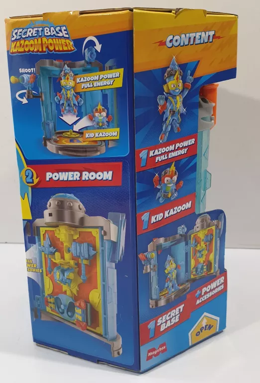 SUPERTHINGS SUPER THINGS ZINGS SEKRETNA BAZA BOHATERÓW Z KID KAZOOM POWER