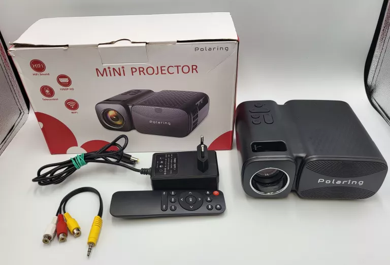 PROJEKTOR CYFROWY 1080P WIFI 9000-10000 LUMENÓW 200-250ANSI