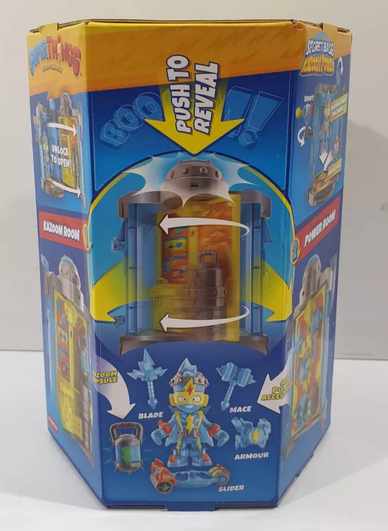 SUPERTHINGS SUPER THINGS ZINGS SEKRETNA BAZA BOHATERÓW Z KID KAZOOM POWER