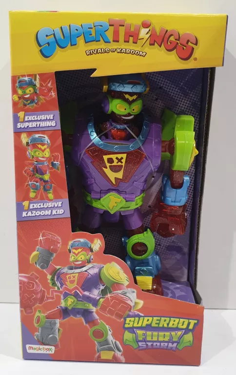 SUPERTHINGS SUPERBOT RED FURY STORM SUPER ZINGS