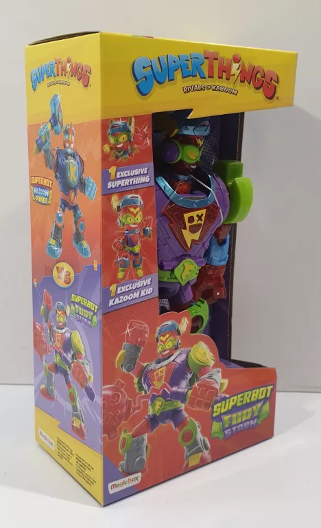 SUPERTHINGS SUPERBOT RED FURY STORM SUPER ZINGS