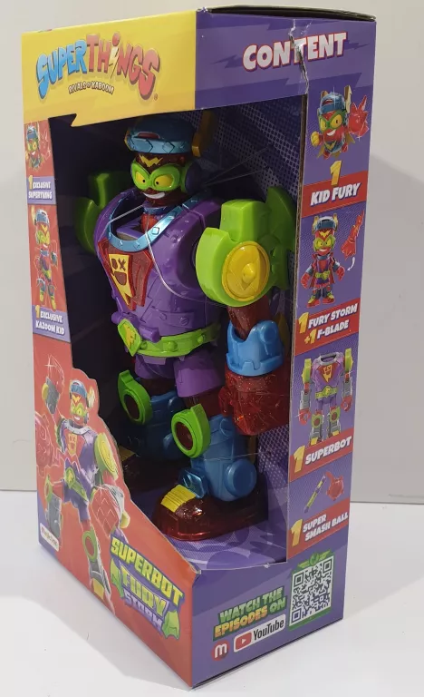 SUPERTHINGS SUPERBOT RED FURY STORM SUPER ZINGS