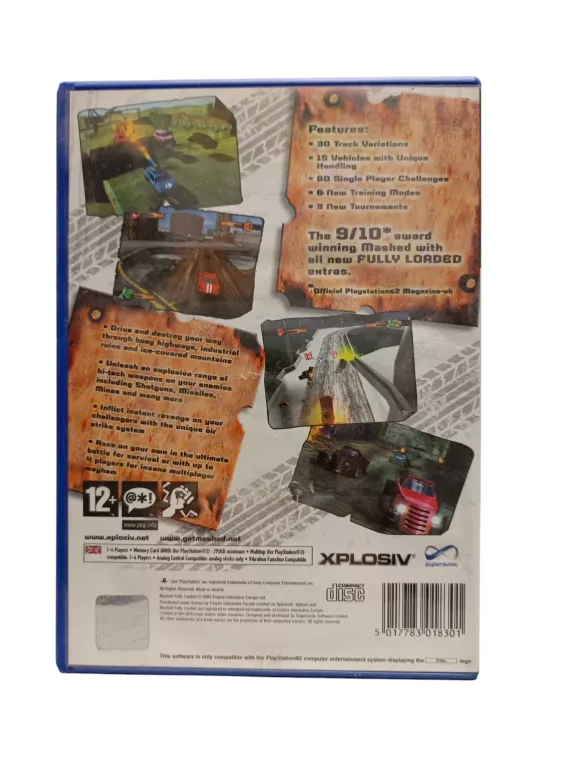 GRA PS2 MASHED FULLY LOADED SONY PLAYSTATION 2
