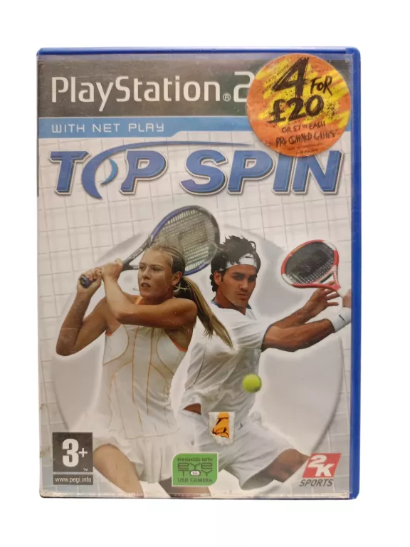 PS2 TOP SPIN SPORTOWA TENIS