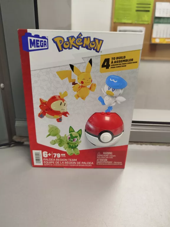 POKEMON POKEBALL I POKEMONY DO ZŁOŻENIA