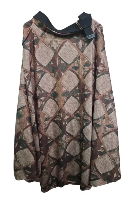 SPÓDNICA DZIANINOWA UNISONO LXL ROL199-23482A FANGO L-XL