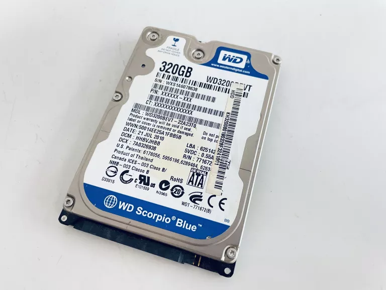 DYSK TWARDY WESTERN DIGITAL WD WD3200BPVT 320GB SATA 2,5"