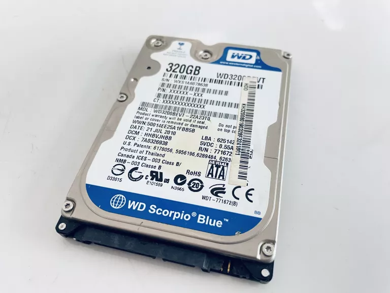 DYSK TWARDY WESTERN DIGITAL WD WD3200BPVT 320GB SATA 2,5"