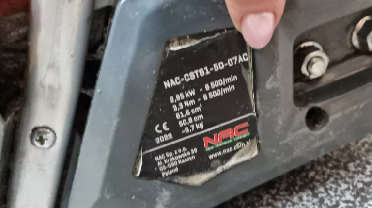 PIŁA SPALINOWA NAC-CST61-50-07AC OPIS!
