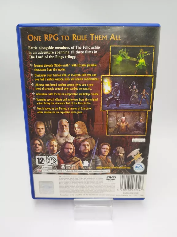 GRA THE LORD OF THE RINGS THE THIRD AGE SONY PLAYSTATION 2