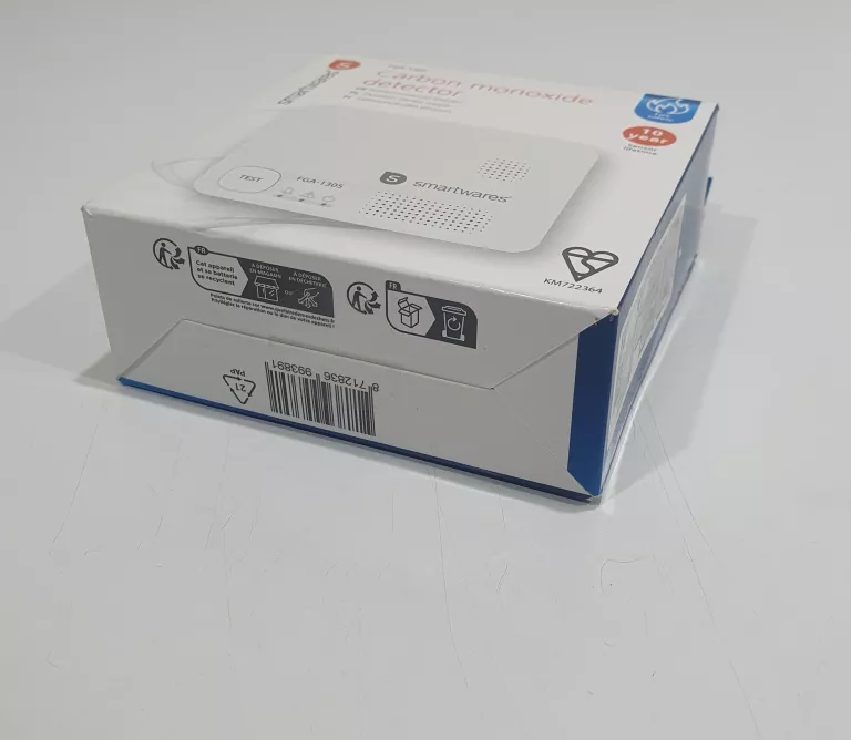 CZUJNIK CZADU DETEKTOR TLENKU WĘGLA SMARTWARES FGA-1305