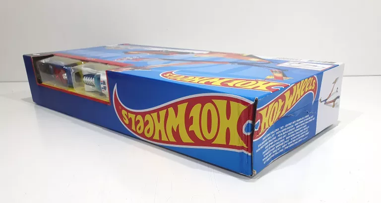 HOT WHEELS ZESTAW TORÓW PODWÓJNY ZJAZD + 2 AUTKA DNR54