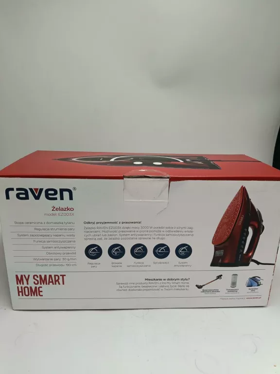 ŻELAZKO PAROWE RAVEN EZ003X 3000W