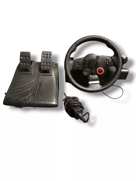 KIEROWNICA LOGITECH DRIVING FORCE GT E-X5C19 + PEDAŁY + ZASILACZ