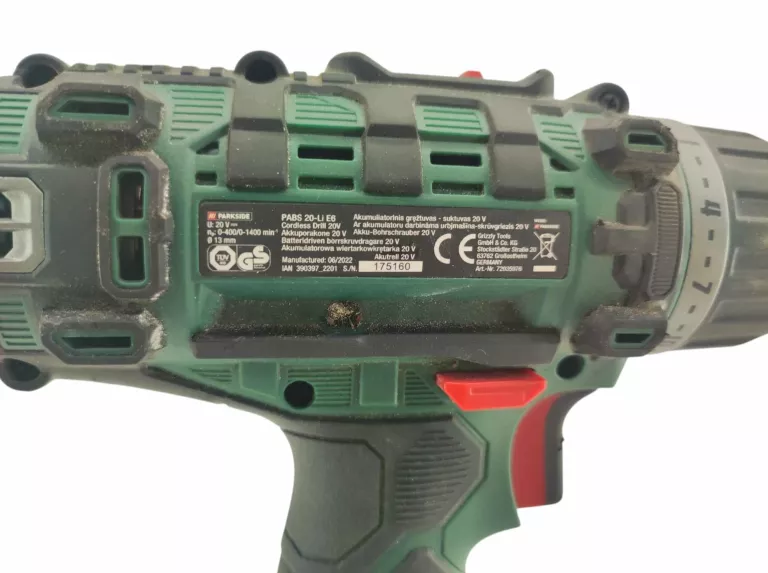 WKRĘTARKA PARKSIDE PABS 20-LI E6