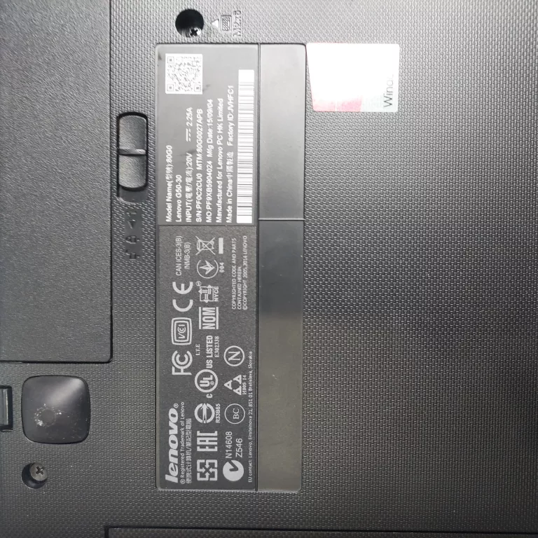 LAPTOP LENOVO G50-30 4GB/1TB BATERIA DO WYMIANY