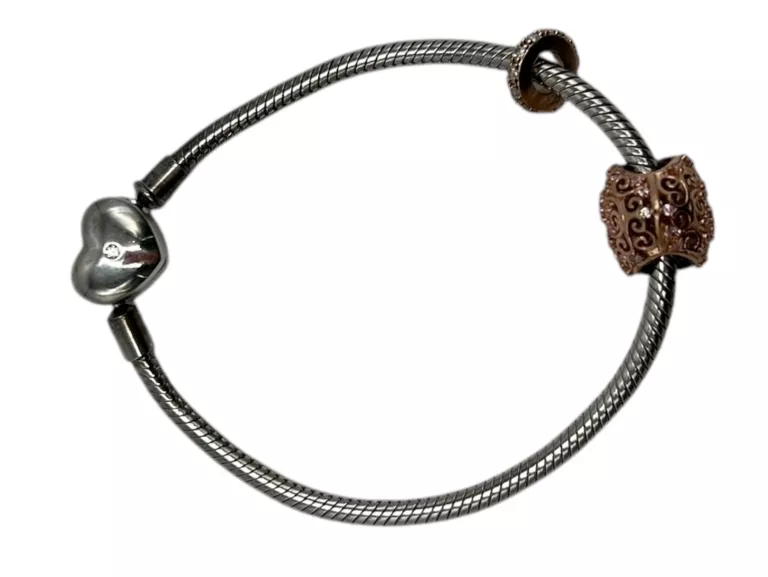 PIĘKNA BRANSOLETKA MODUŁOWA APART 17CM + 2 ZAWIESZKI