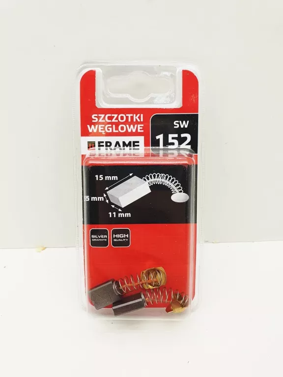 SZCZOTKI WĘGLOWE FRAME 11X5X15 MM, KOŃCÓWKA X3 SW 152