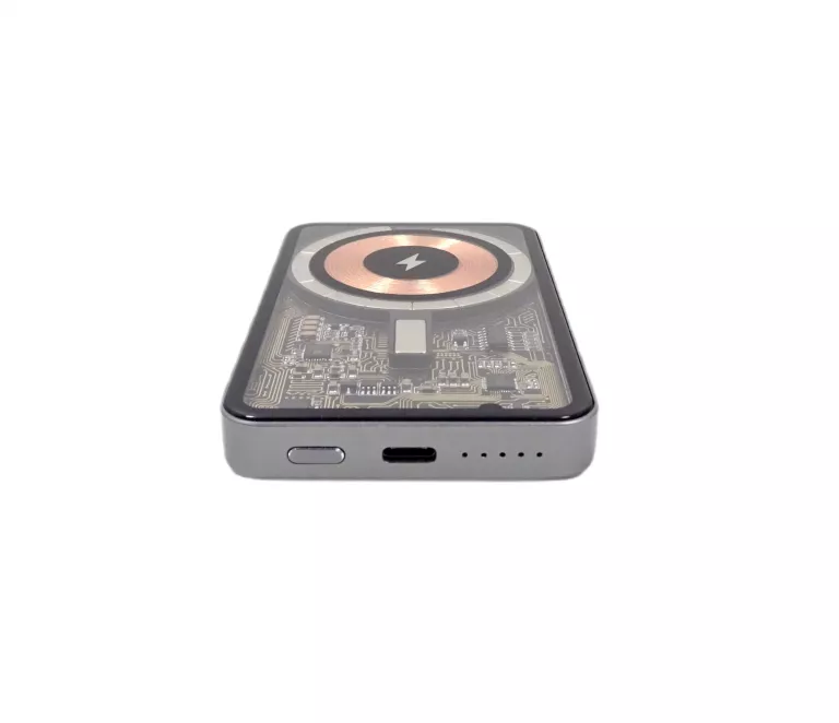 POWERBANK ISY ITP-5000 5000MAH PRZEZROCZYSTY