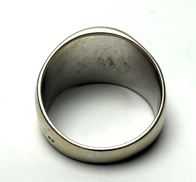 SYGNET Z BIAŁEGO ZŁOTA 585 16,50G / DIAMENTY/ CERTYFIKAT